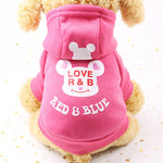 Fashion Cute Clothing For Dog Winter Warm Clothes Pet Hoodie Clothes Jacket Clothing For Dog Chihuahua Pet Cat Warm Dogs