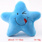 Fleece Squeak Toy for Small Dogs Cute Crayfish Crab Type Pet Dogs Sounding Toys Cat Fish Puppy Bone Squeaky Rope Toys