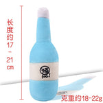 Fleece Squeak Toy for Small Dogs Cute Crayfish Crab Type Pet Dogs Sounding Toys Cat Fish Puppy Bone Squeaky Rope Toys