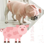 Dog Hoodies 2019 Pet Puppy Dog Clothes Pig Cosplay Costumes Clothing For Small Large Dog Cat French Bulldog Pug Pets Coat Pink L