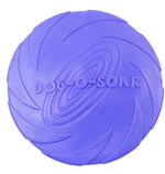 2019 Best selling Pet toys New Large Dog Flying Discs Trainning Puppy Toy Rubber Fetch Flying Disc Frisby 15cm 18cm 22cm